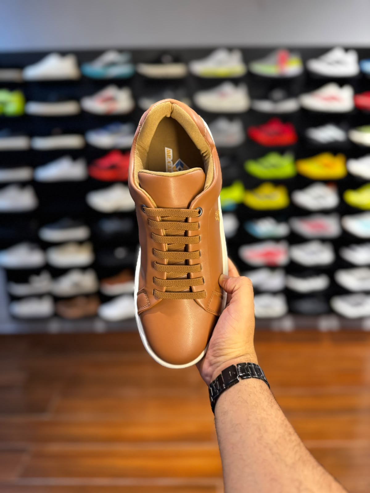 Sneaker Santorine caramelo