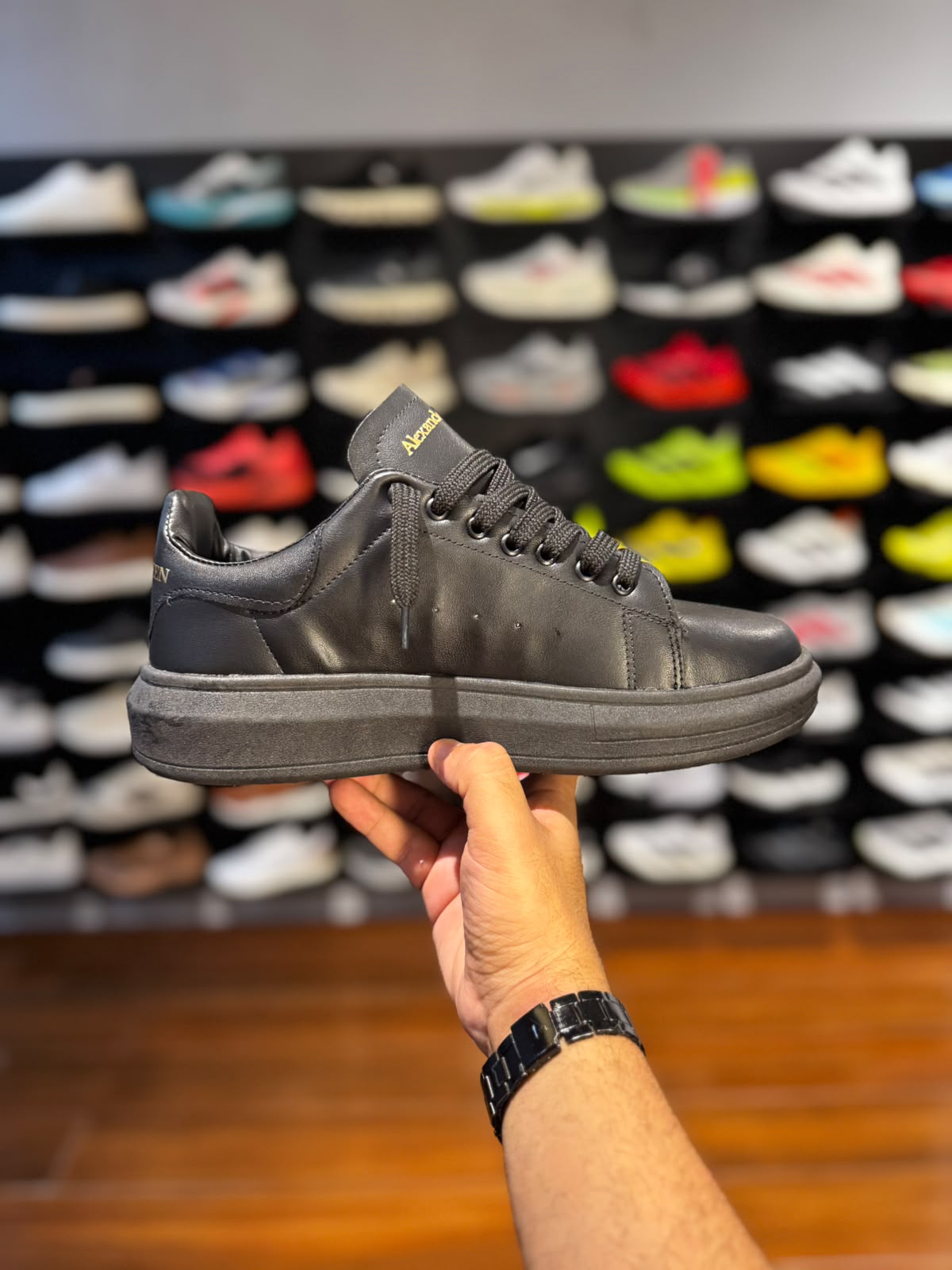Alexander Macqueen preto/linha luxo