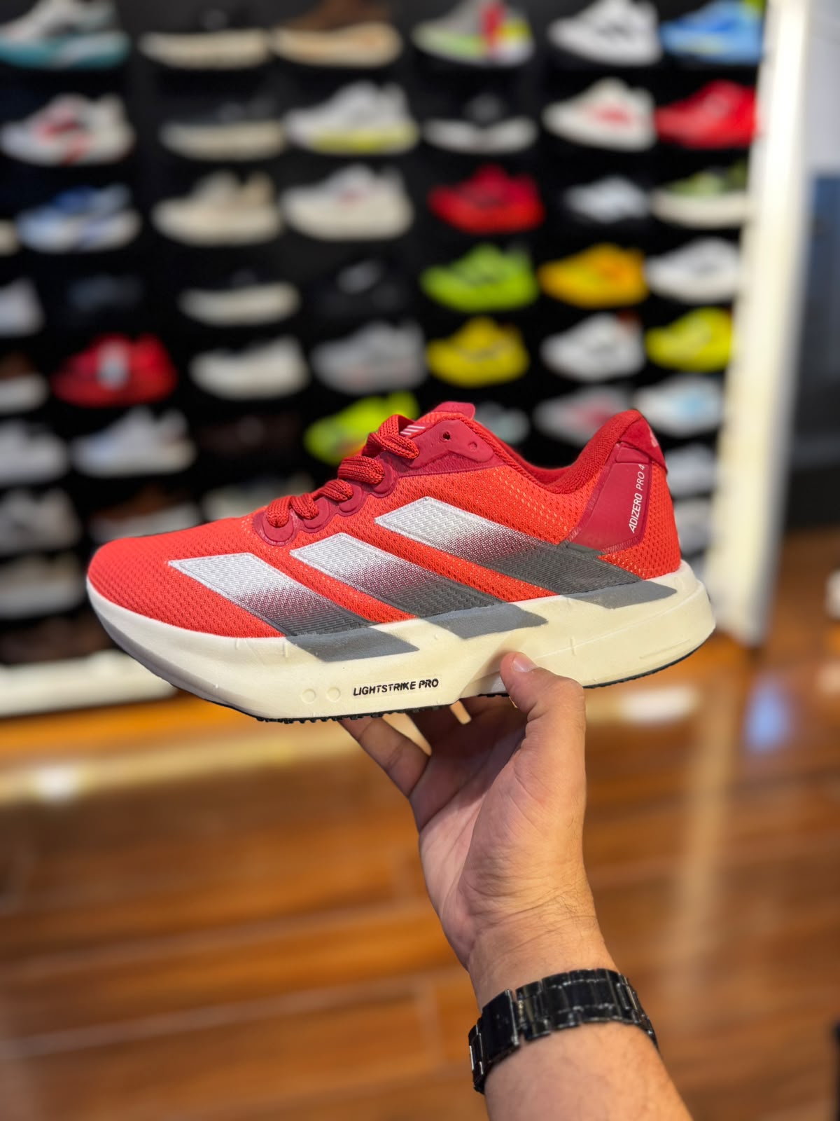 Adidas adios pro 4 nacional vermelho