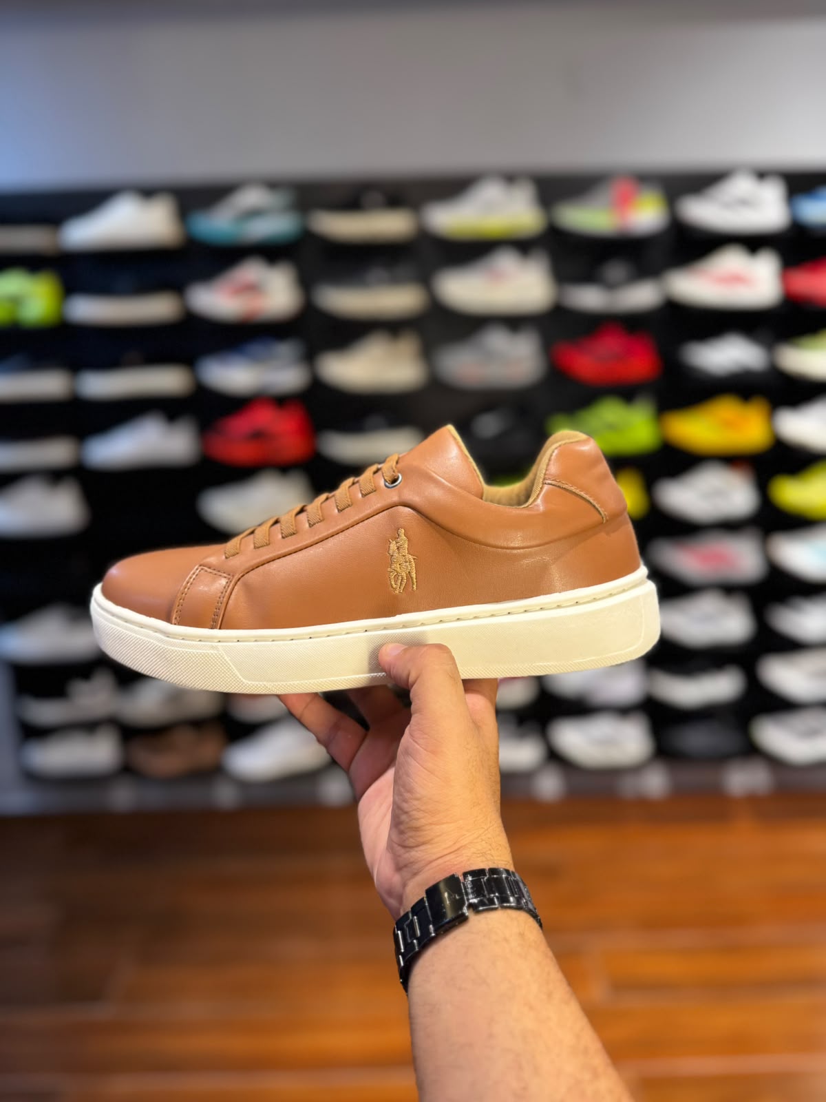 Sneaker Santorine caramelo