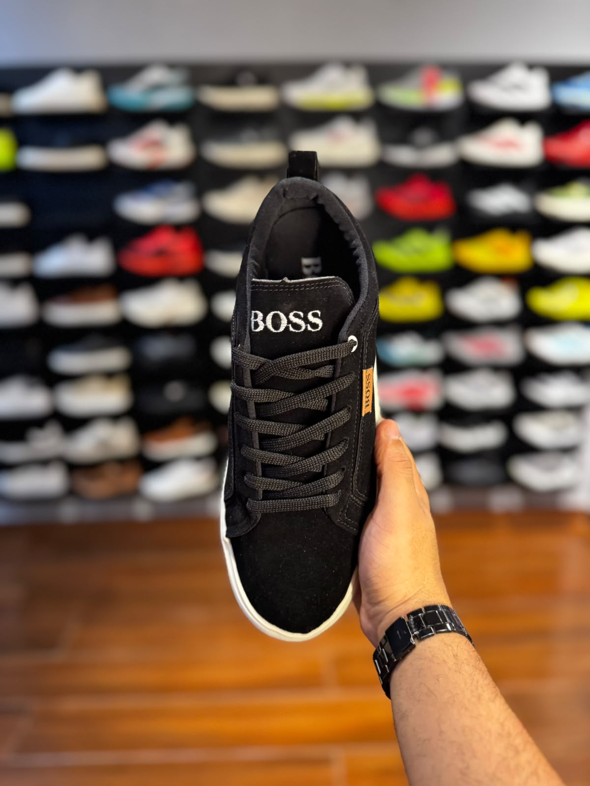 Sneakers Hugo Boss nacional  preto