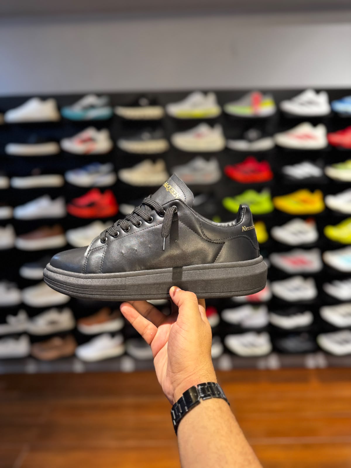 Alexander Macqueen preto/linha luxo