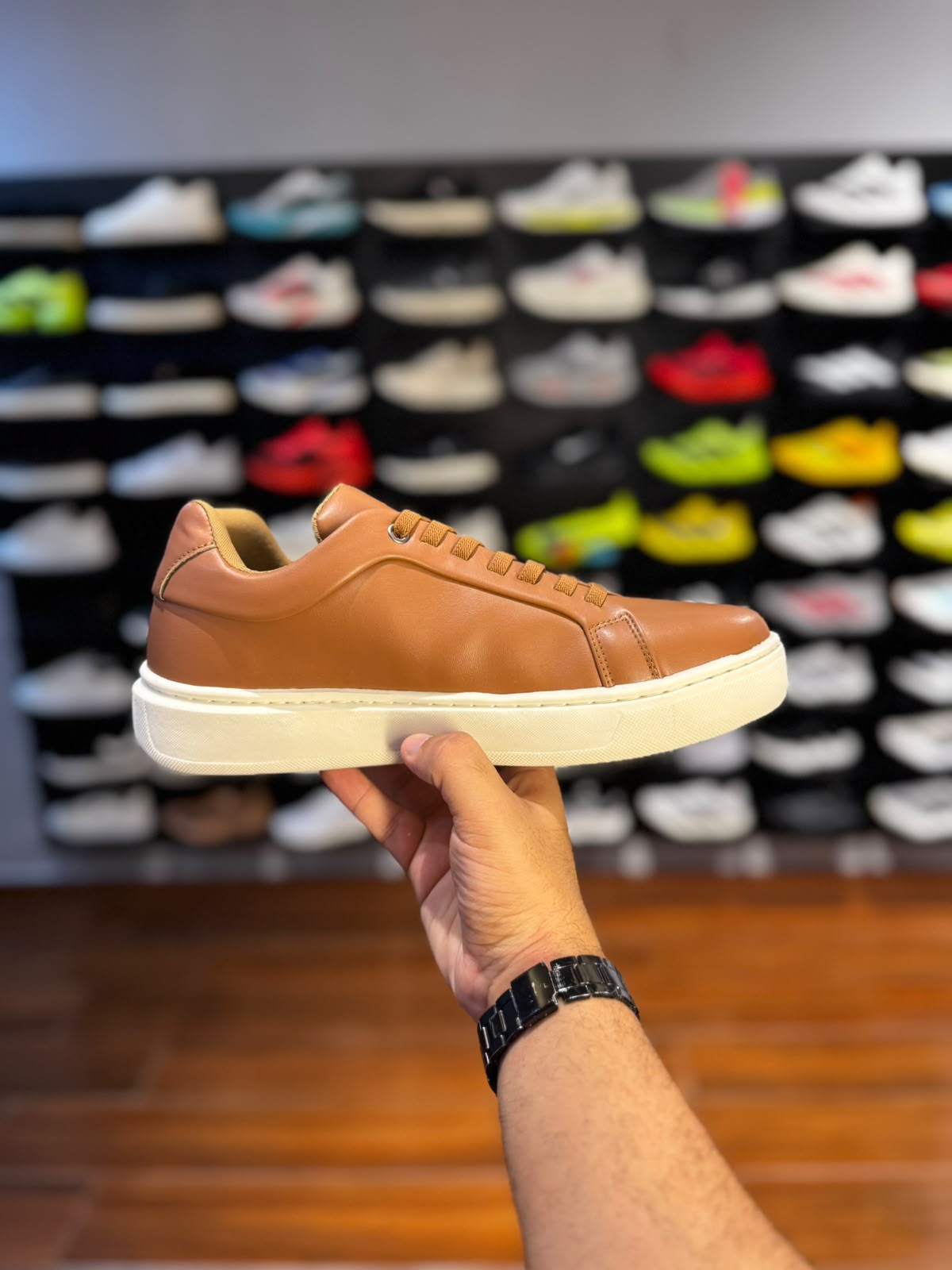 Sneaker Santorine caramelo